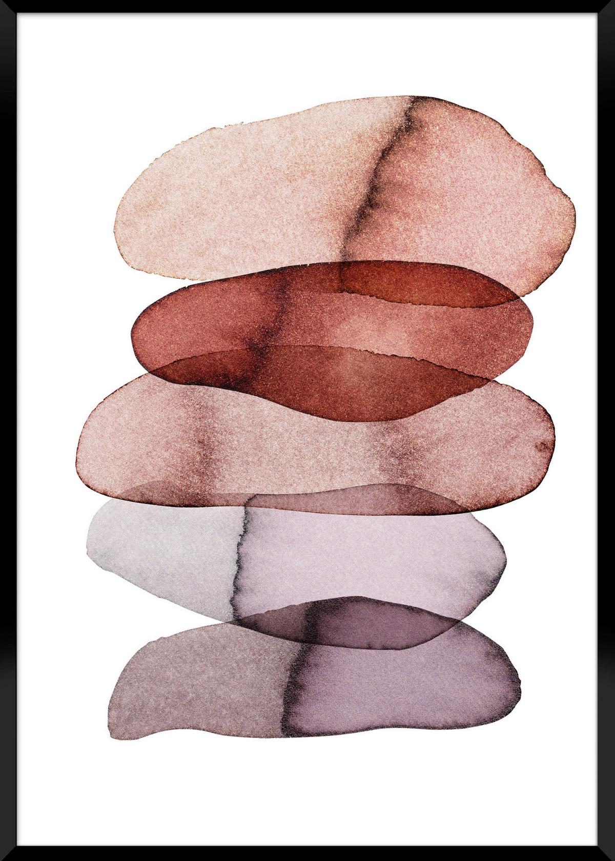 Bild Image in Braun/Grau ca. 30x40cm - Braun/Grau, Holzwerkstoff/Papier (30/40cm) - Modern Living