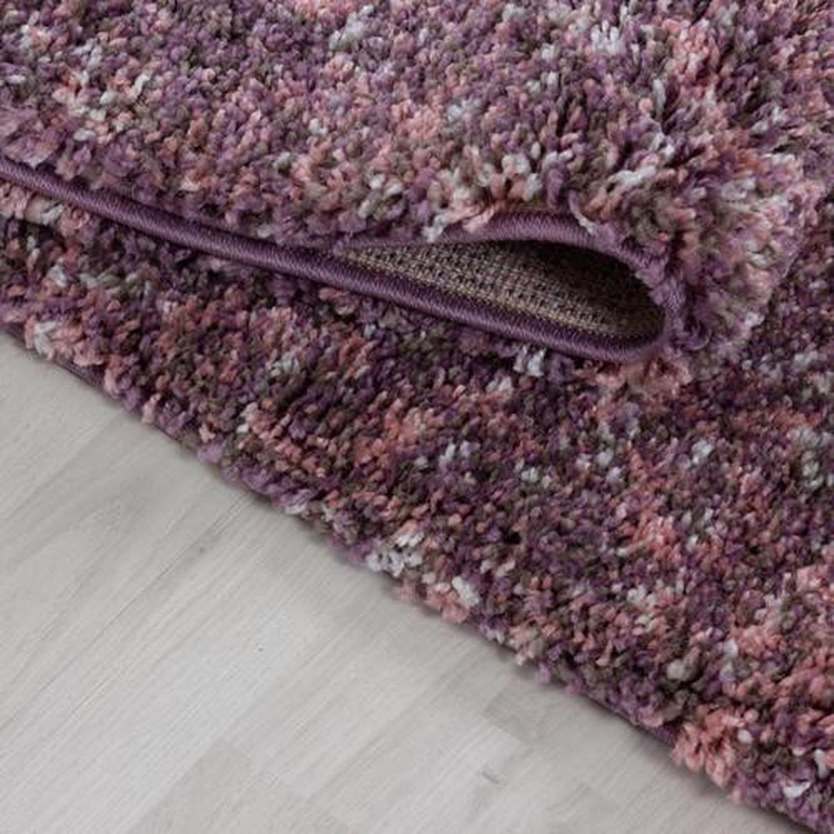 Shaggy Enjoy Pink ca. 80x250cm - Pink, KONVENTIONELL, Textil (80/250cm) - Novel