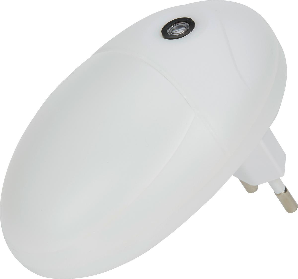 Nachtlicht Enio max. 0,6 Watt - Weiß, KONVENTIONELL, Kunststoff (10,5/17,5cm) - Globo