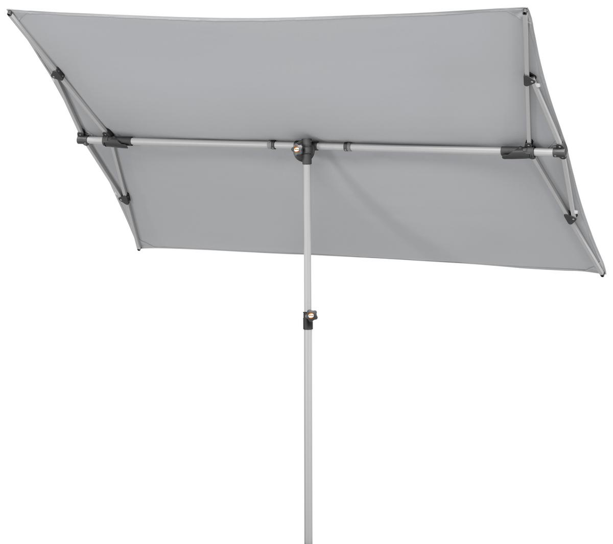 Ampelschirm Novara ca.190x188x140 cm Hellgrau - Anthrazit/Hellgrau, Basics, Textil/Metall (190/188/140cm) - Schneider