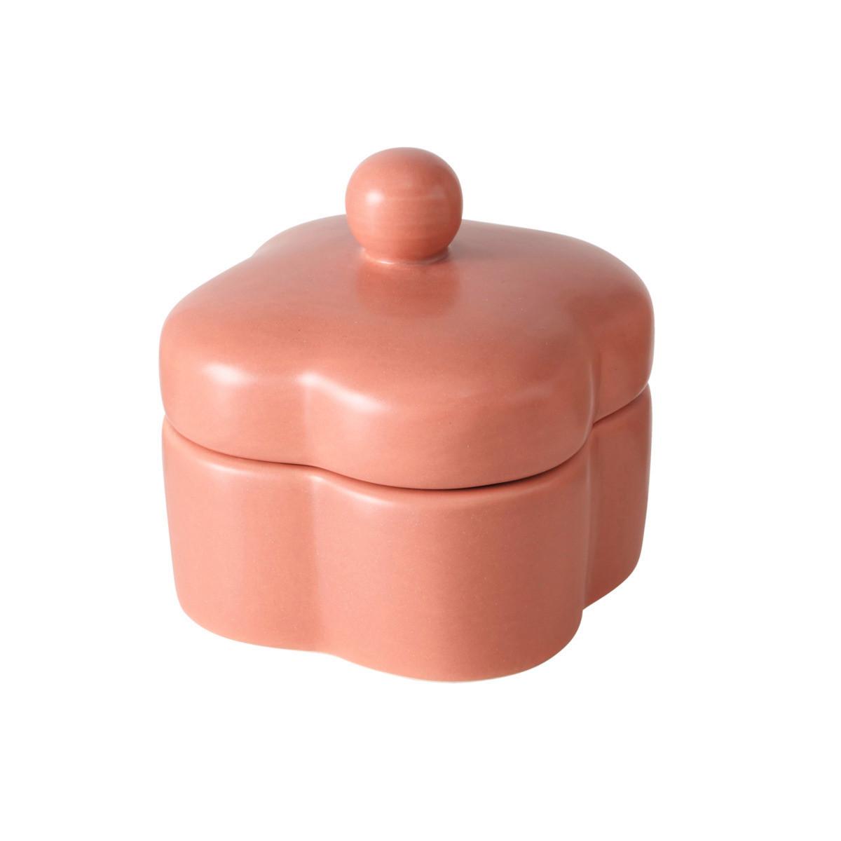 Dekodose Splendy I in Hellrosa - Hellrosa, MODERN, Glas/Keramik (8/9/8cm) - Modern Living
