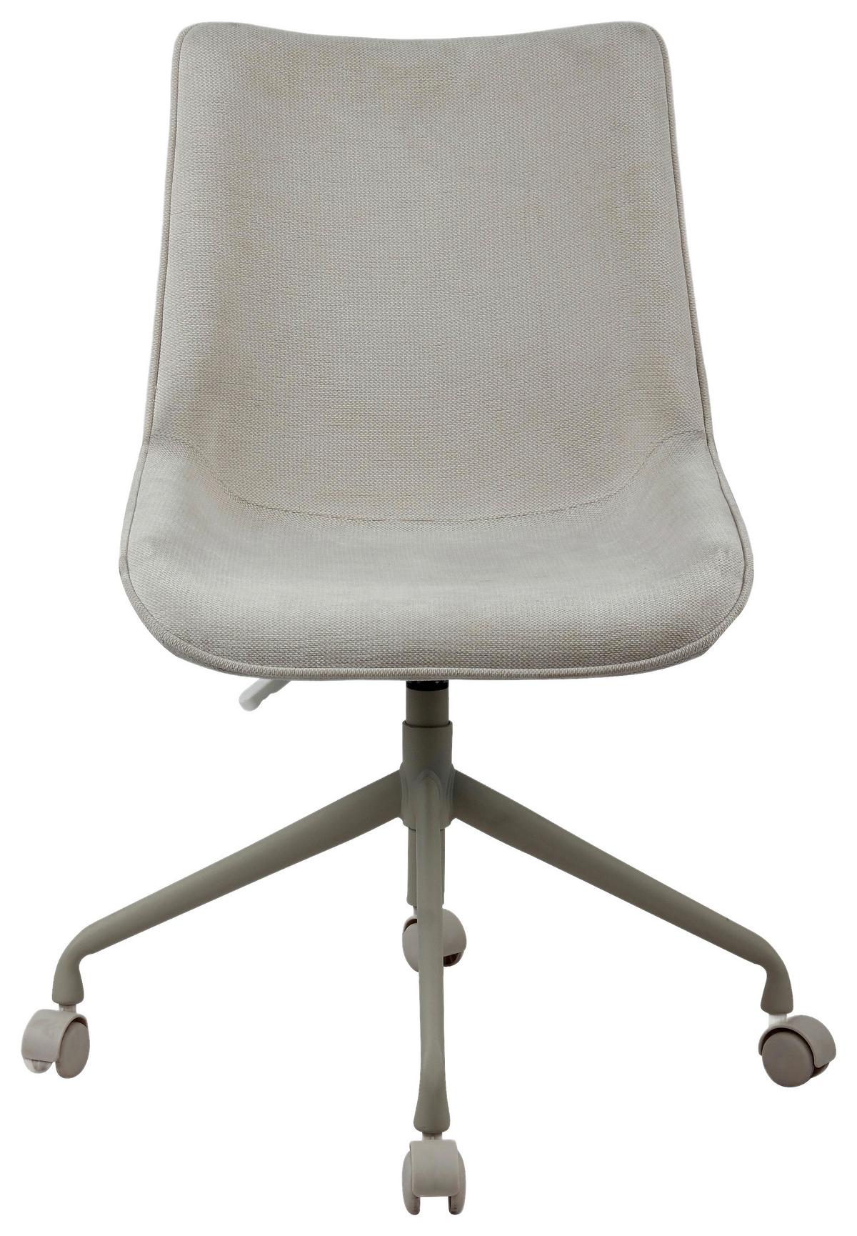 Drehstuhl Louis Beige ca. 53x90-100x63cm - Beige, MODERN, Kunststoff/Textil (53/90-100/63cm) - Mömax