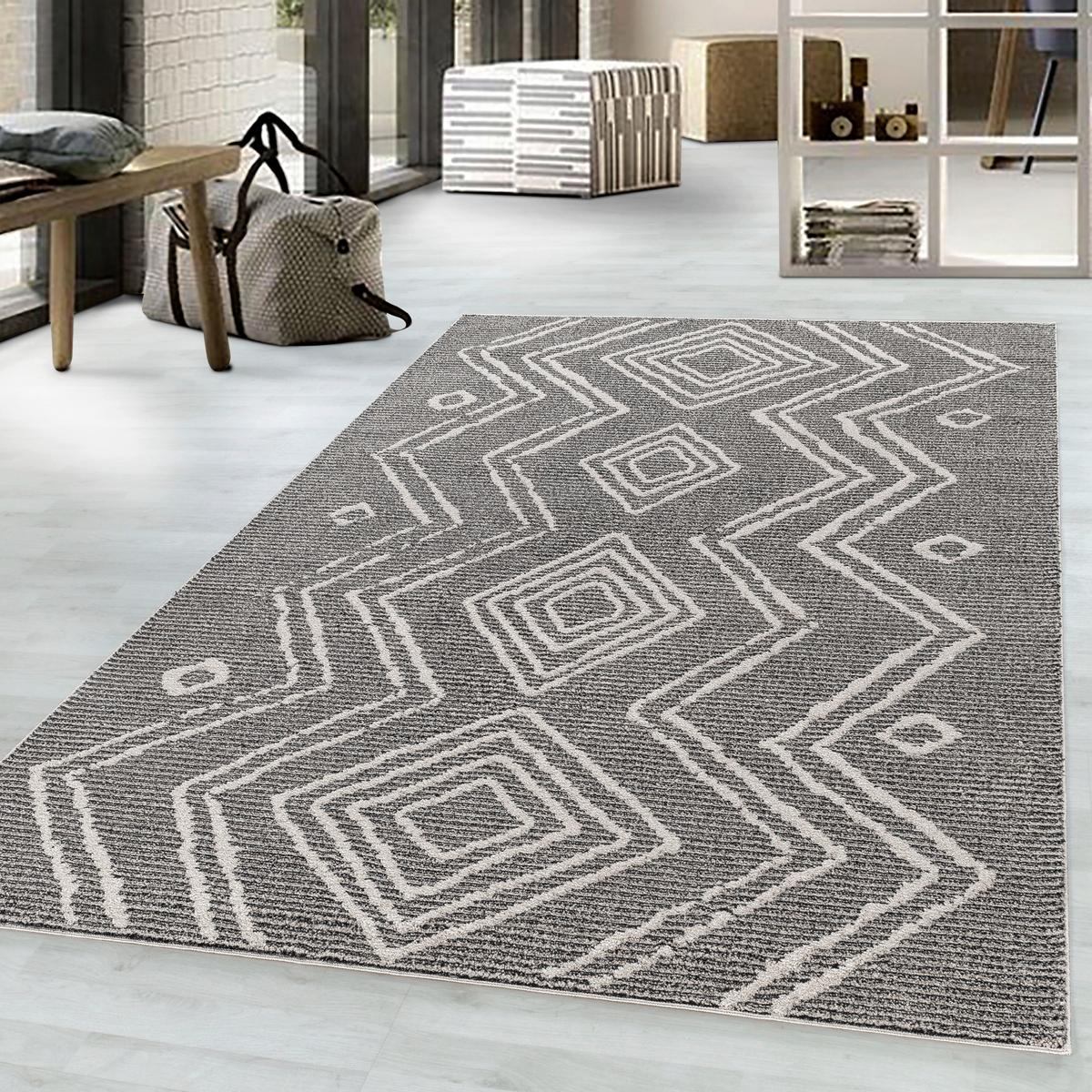 Webteppich Tasa Schwarz ca. 140x200cm - Schwarz, Design, Textil (140/200cm) - Novel