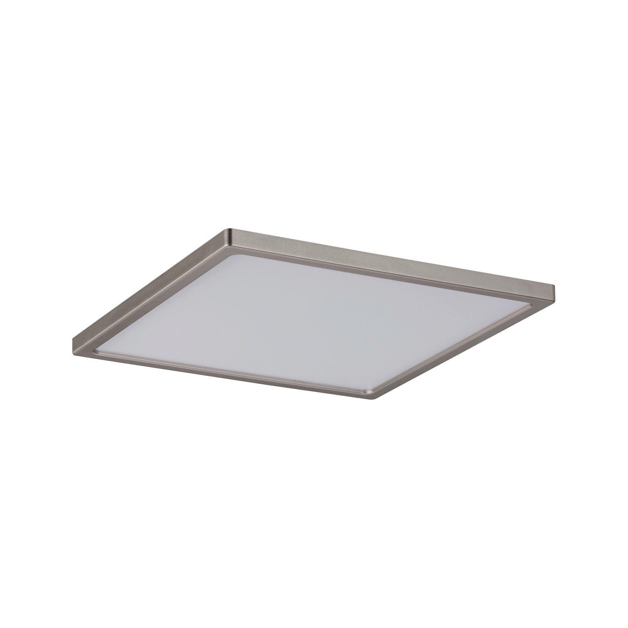 LED-Paneel Panel Areo dimmable in Nickelfarben max. 12 Watt - Nickelfarben, Basics, Kunststoff (18/18cm) - Paulmann