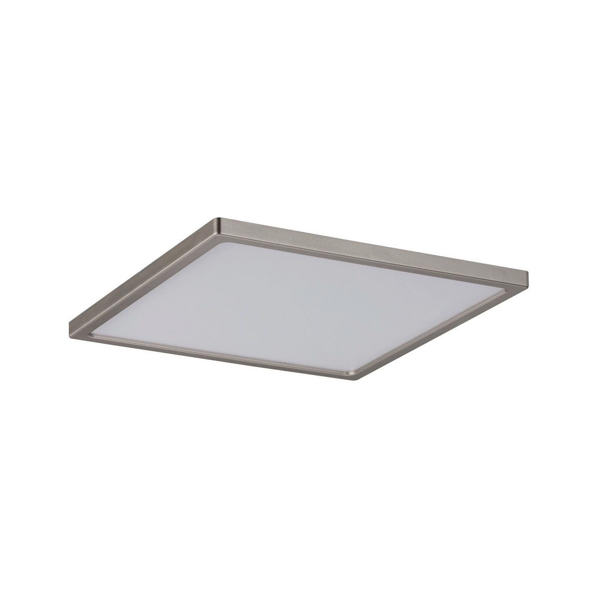 LED-Paneel Panel Areo dimmable in Nickelfarben max. 12 Watt - Nickelfarben, Basics, Kunststoff (18/18cm) - Paulmann