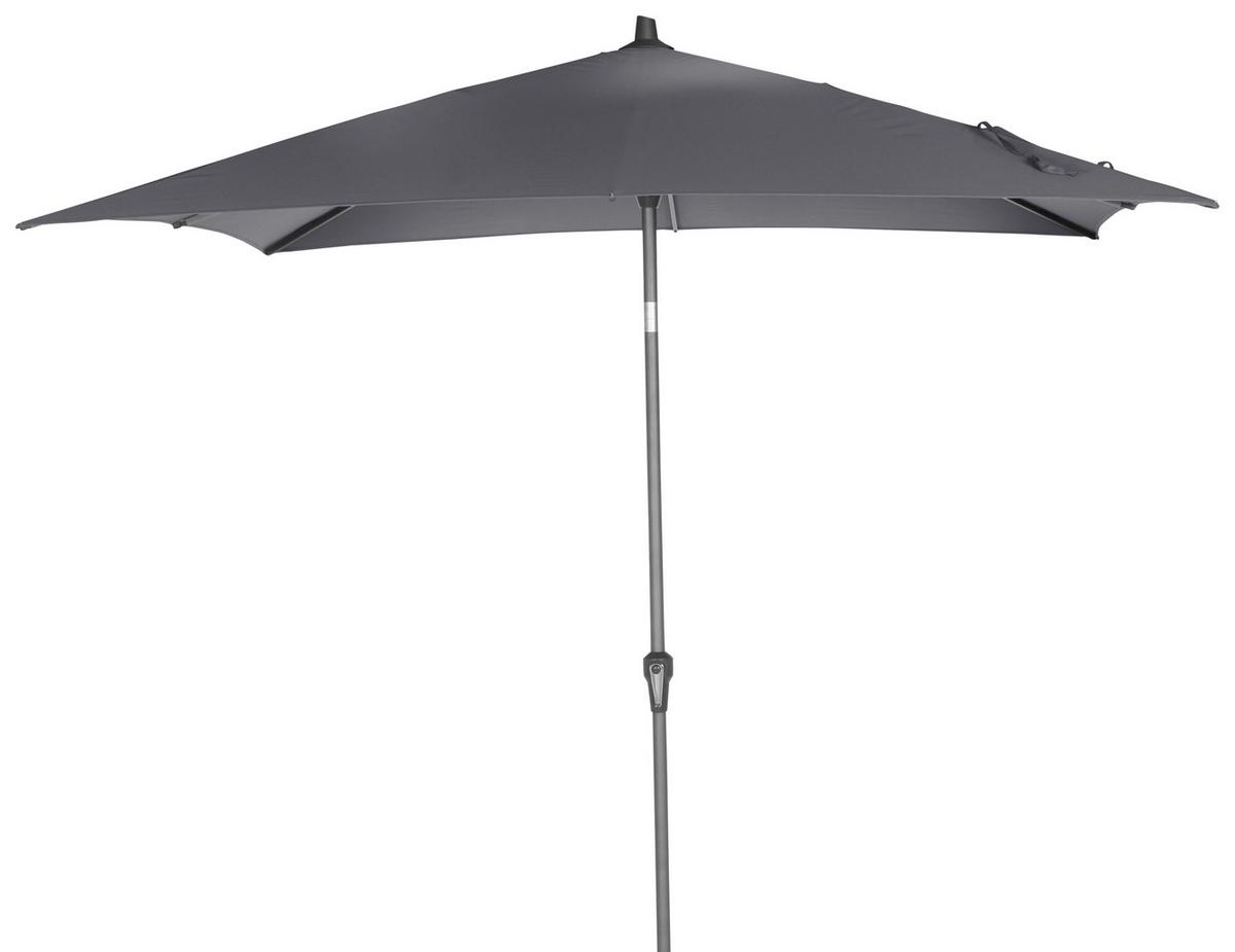 Sonnenschirm BHT: 250x258x250 cm, wetterbeständig, Anthrazit - Anthrazit, KONVENTIONELL, Textil/Metall (250/250cm) - Siena Garden