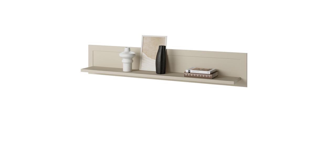 Falipolc Evora - kasmírszínű, Design, faalapú anyag (177/32/25,5cm)