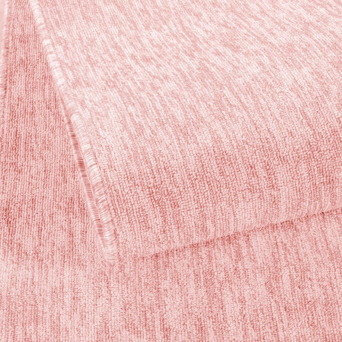 Flachwebeteppich Nizza Rosa Ø ca. 200cm - Rosa, Design, Textil (200/200cm) - Novel