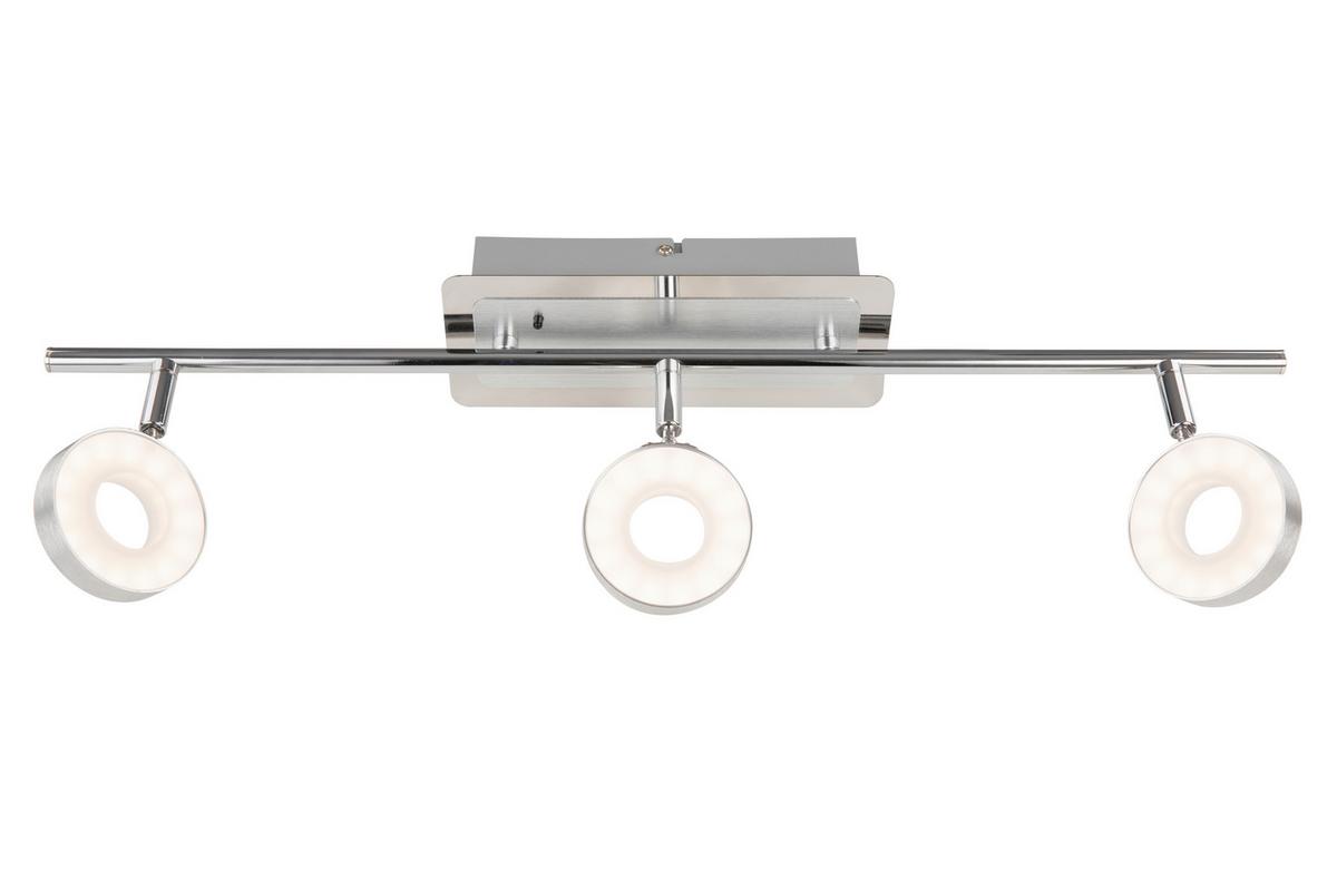 LAMPA REFLEKTOROWA LED INELE - kolor aluminiowy/kolor chromowy, Trend, metal (60,5/9/18,5cm) - Novel