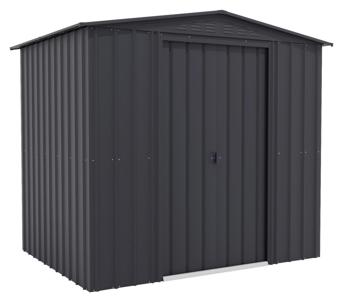 Gartenhaus Raumwunder Tower 86 in Anthrazit - Anthrazit, Basics, Metall (245/220/185cm)