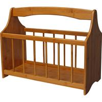 Stojalo Za Časopise Zeta, Bambus, Z Ročajem - naravne barve, Moderno, les (43/34/20,5cm) - Modern Living