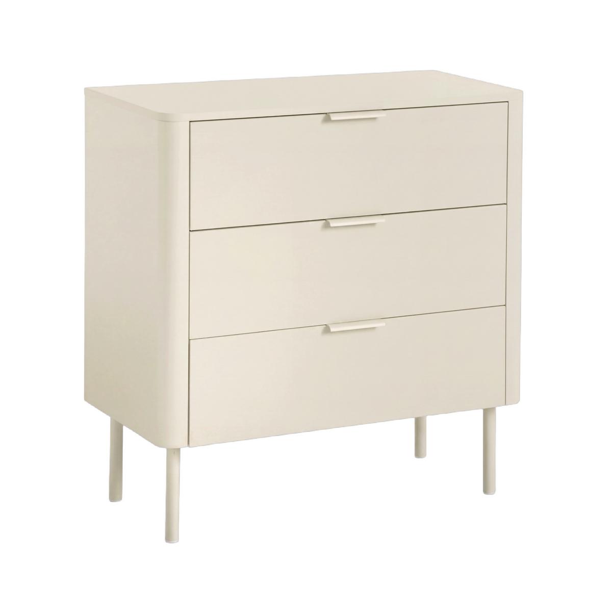 Kommode Brenda Kaschmir MDF/Eisen - Kaschmir, MODERN, Holzwerkstoff/Metall (80/85/40cm) - Bessagi Home