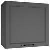 Küchenoberschrank Meran ca. 60x57x34 cm Grau - Schwarz/Grau, LIFESTYLE, Holzwerkstoff/Metall (60/57/34cm) - Held