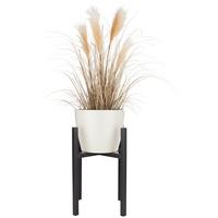 Pflanzentopfstütze Solido in Schwarz - Schwarz, Basics, Metall (41,5/50cm) - Modern Living