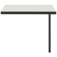 Eckverbindungsplatte in Grau/Weiß - Weiß/Grau, MODERN, Holzwerkstoff/Metall (75/74,1/75cm) - Mömax