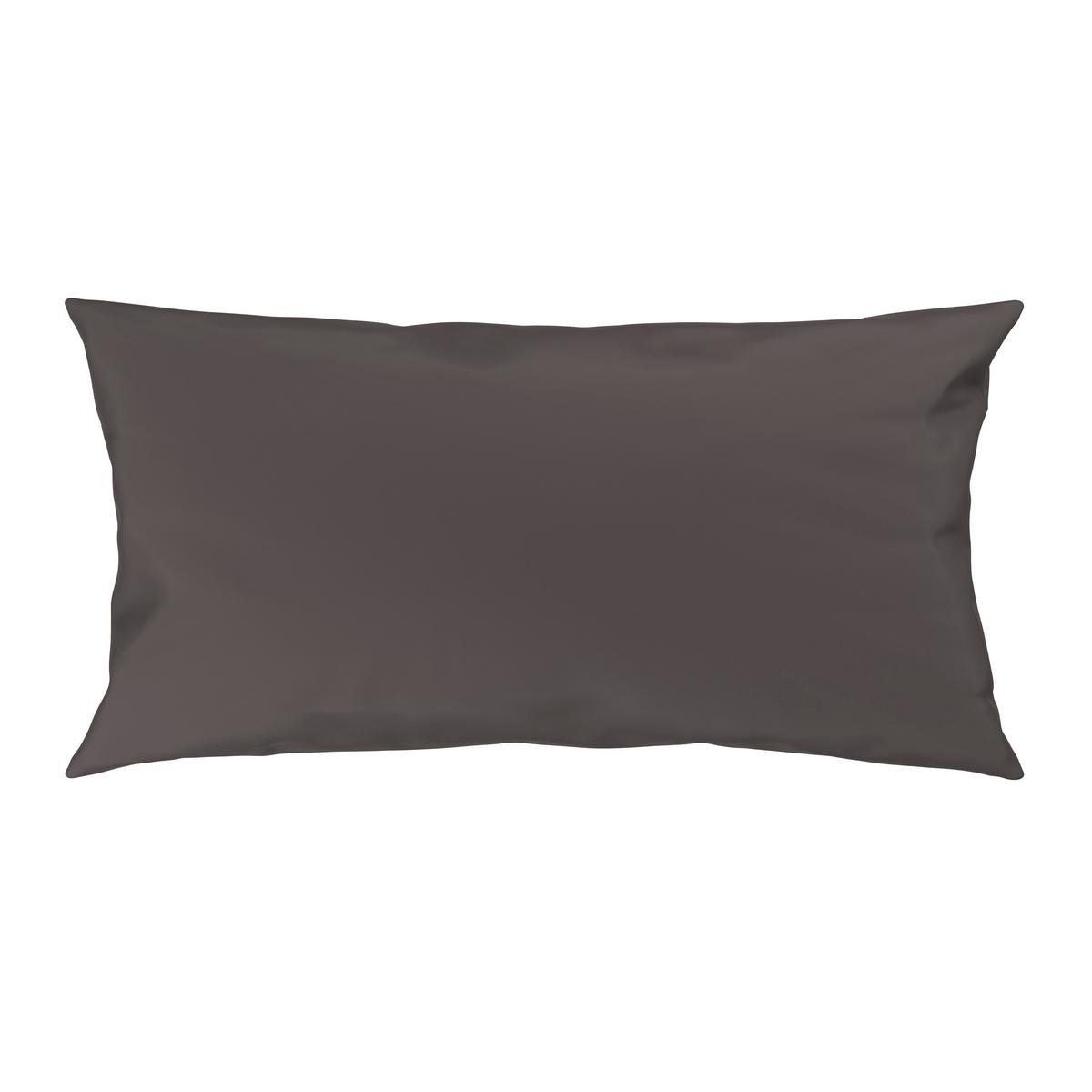 Kissenhülle Xenia Uni Anthrazit ca. 40x80cm - Anthrazit, MODERN, Textil (40/80cm) - Premium Living