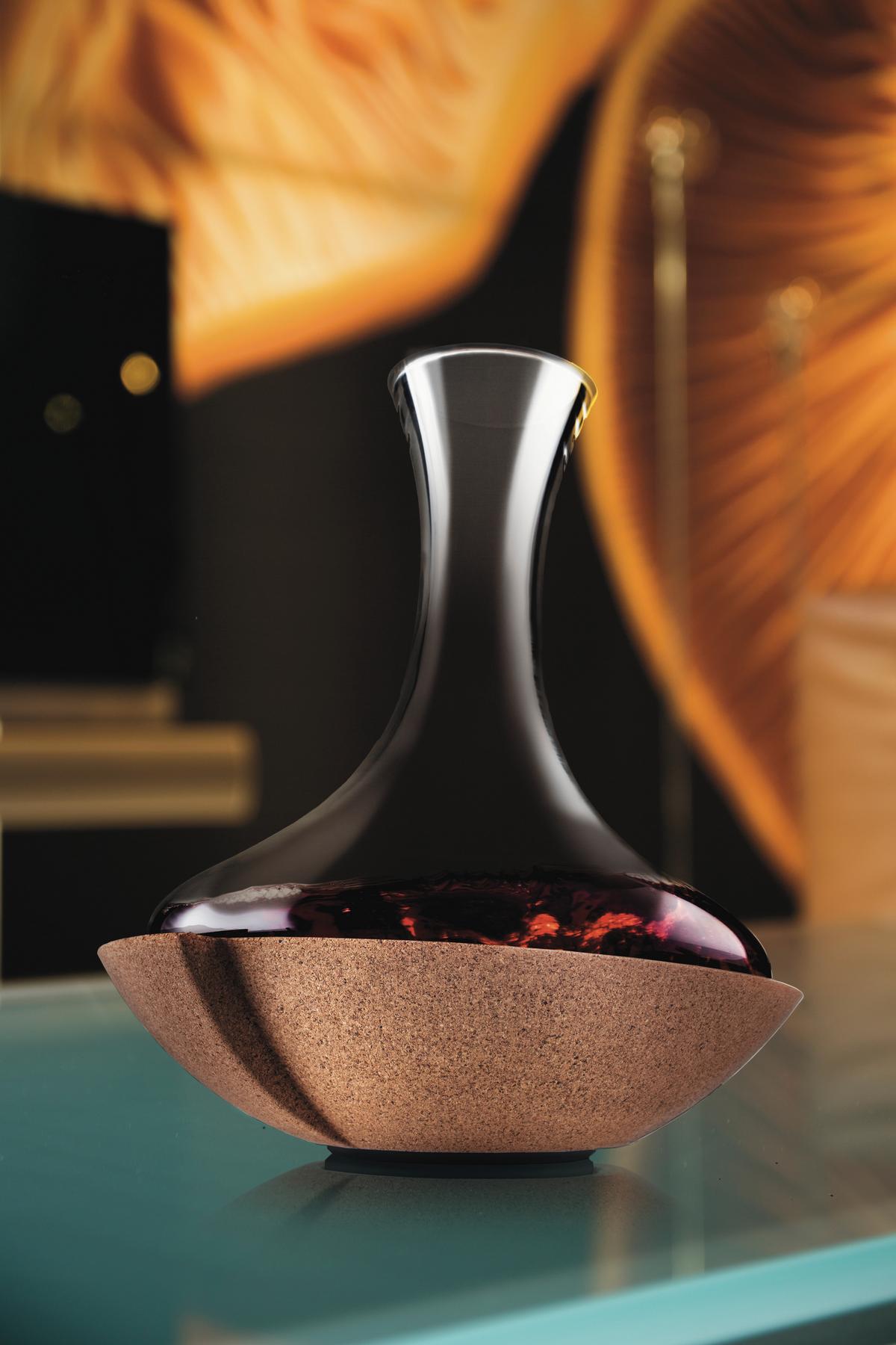 Dekanter Klar - Klar, Basics, Glas/Holz (28/23/26.3cm) - Vacu Vin