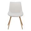 STOL LOU - beige/ekfärgad, Modern, metall/trä (52/84/60cm) - Mömax