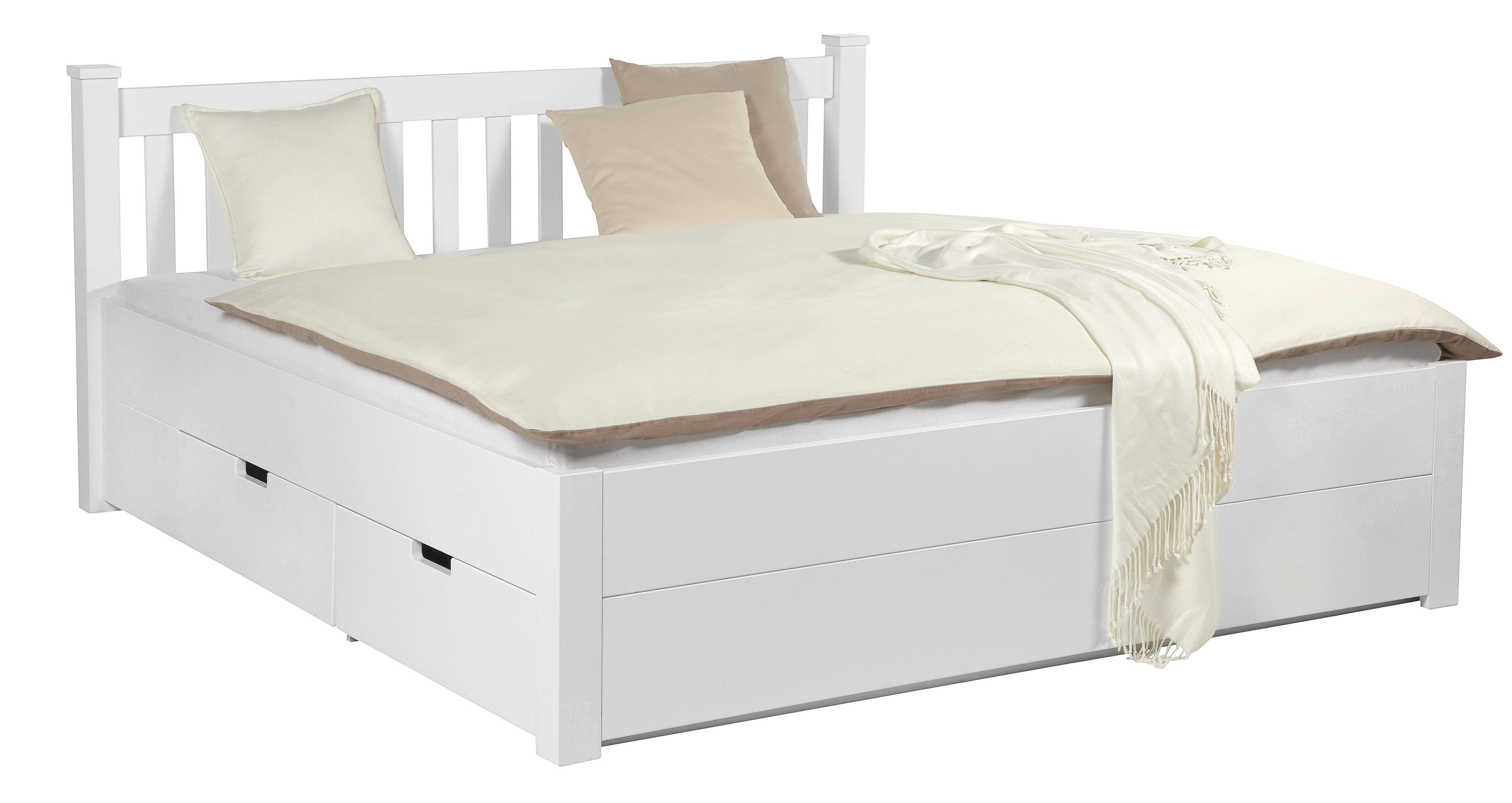 Bett In Weiss Ca 180x200cm Online Kaufen Momax