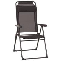 Campingsessel klappbar mit Armlehnen Comfort - Anthrazit, KONVENTIONELL, Kunststoff/Textil (72/117/59cm) - Siena Garden