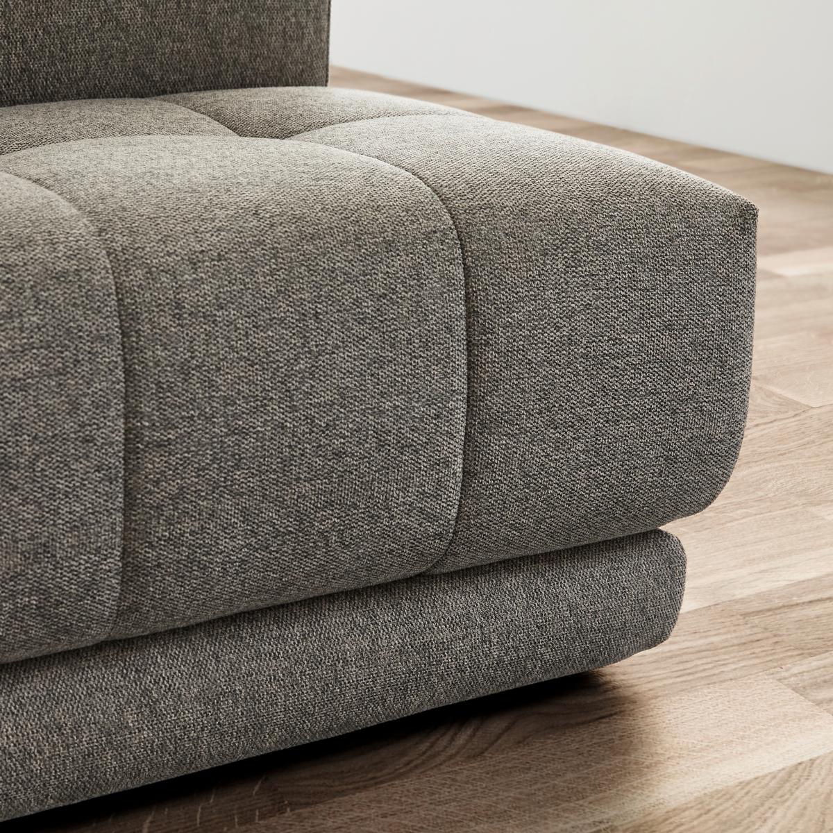 Ecksofa in Grau - Schwarz/Grau, Konventionell, Kunststoff/Textil (321/98/230cm) - Mömax