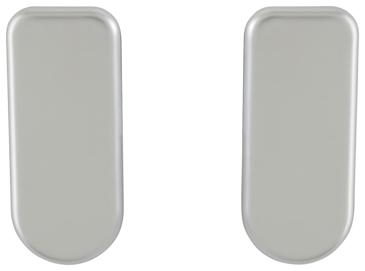 Klebehaken Wenko aus Kunststoff, 2 Stück - Silberfarben, Kunststoff (1,8/4,6/2,1cm) - Mömax