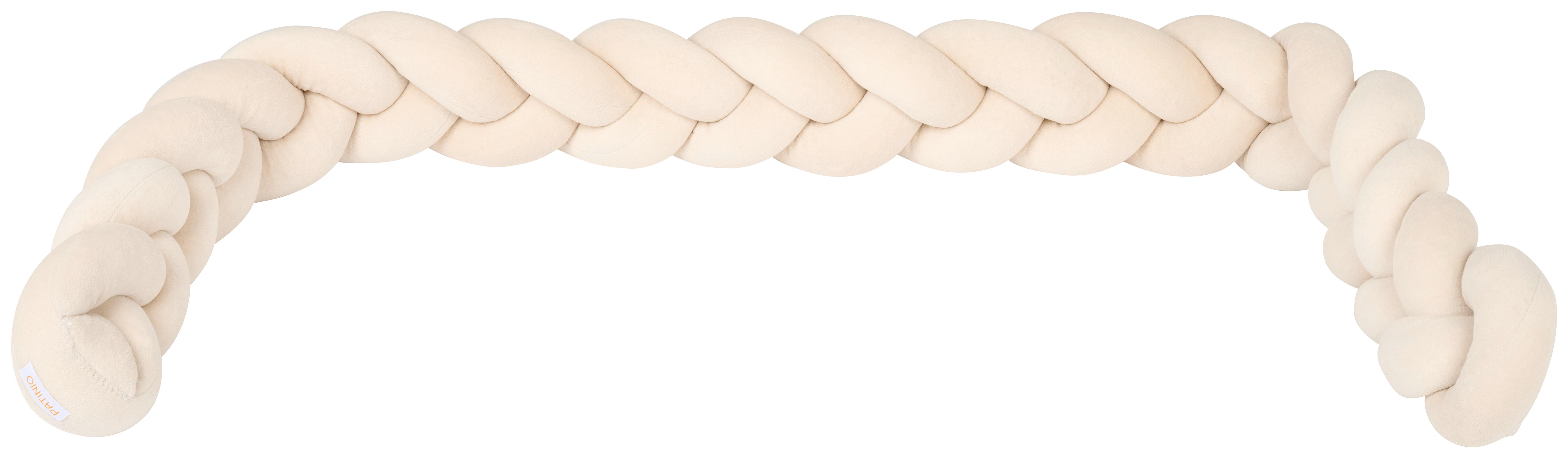 OCHRANIACZ DO ŁÓŻECZKA TRENDY - beżowy, Basics, tkanina (200cm) - Patinio