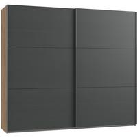 Ormar S Kliznim Vratima Level 36a - boje grafita/boje hrasta, Moderno, drvni materijal (200/216/65cm) - Modern Living