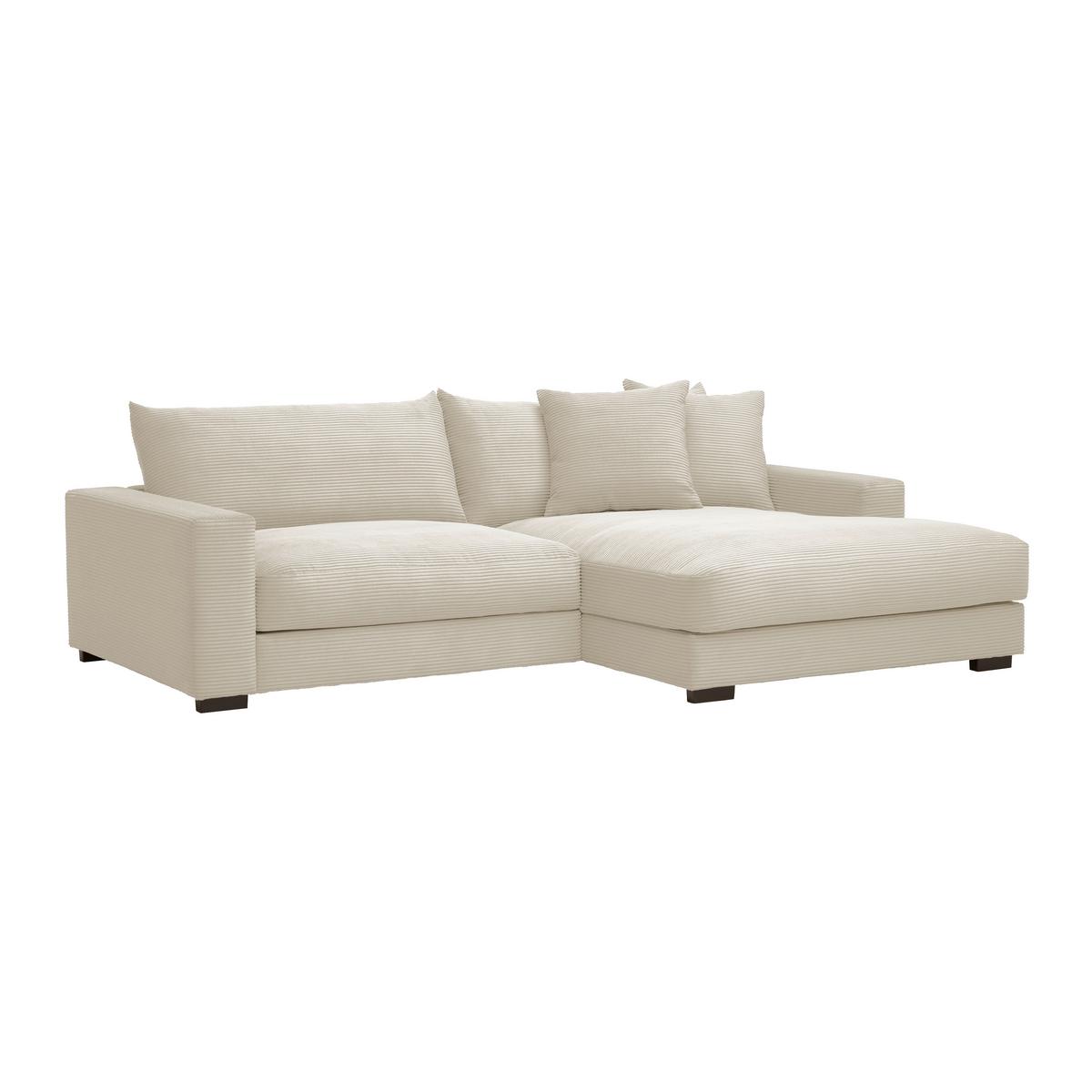 Kutna Garnitura Pedro - krem, Moderno, tekstil (265/83/180cm) - Mömax