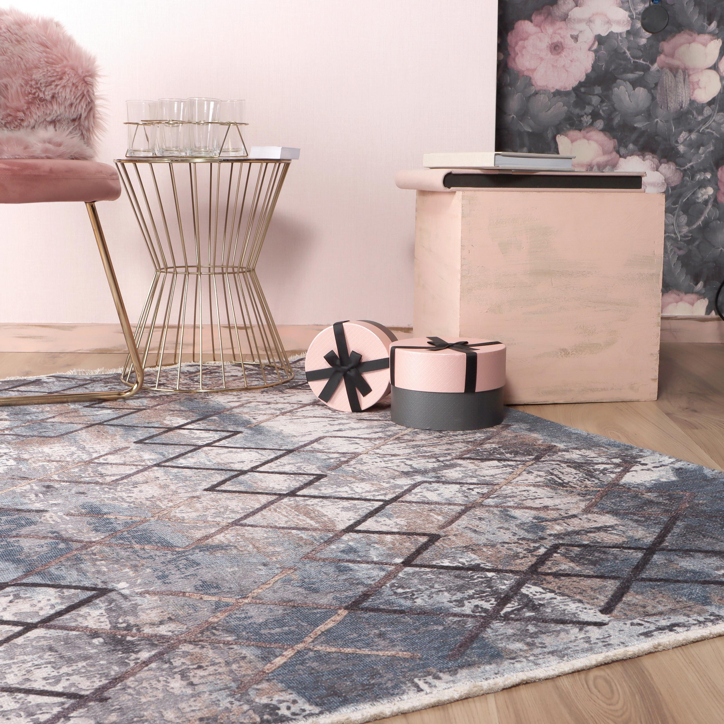Flachwebeteppich My Valencia Multicolor ca. 200x290cm - Multicolor, Design, Textil (200/290cm) - Obsession
