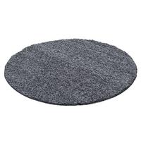 Hochflorteppich Life Grey Grau ca. 120cm - Grau, KONVENTIONELL, Textil (120cm) - Ayyildiz 