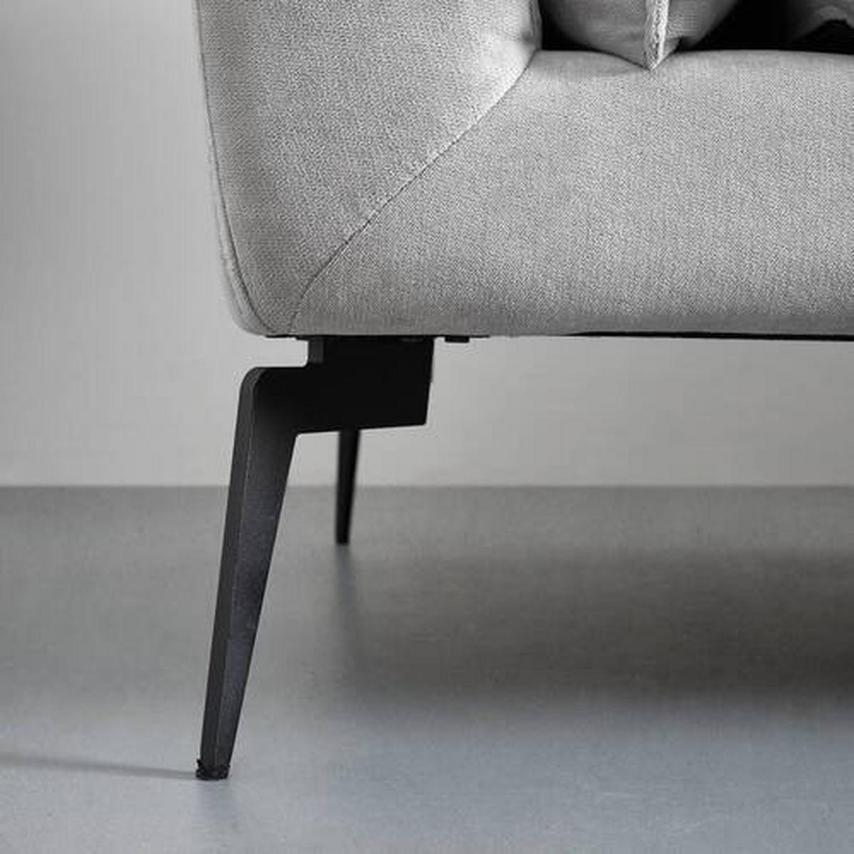 Coltar SANDRO - gri deschis, Modern, lemn/metal (258/86/82-160cm) - Bessagi Home