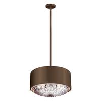 Viseća Svjetiljka Botanc - boje mjeda/smeđa, Konvencionalno, staklo/metal (49.6/35.9cm) - Elstead Lighting