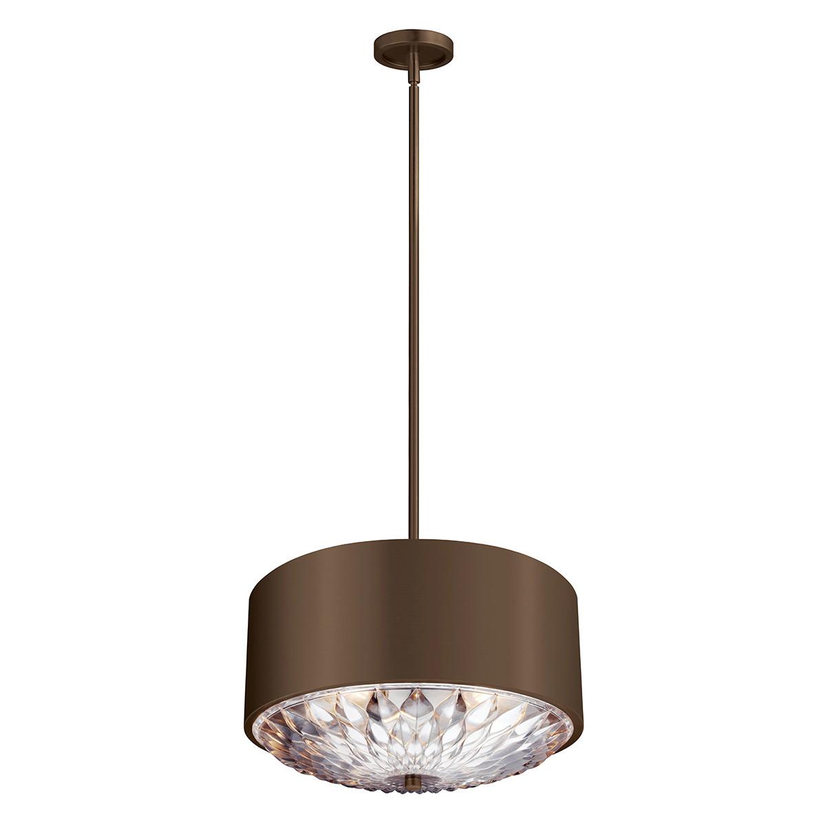 Viseća Svjetiljka Botanc - boje mjeda/smeđa, Konvencionalno, staklo/metal (49.6/35.9cm) - Elstead Lighting