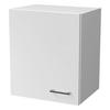Kuhinjska Zgornja Omarica Lucca, Bela - bela/barve aluminija, Konvencionalno, umetna masa/leseni material (50/54/32cm) - FlexWell
