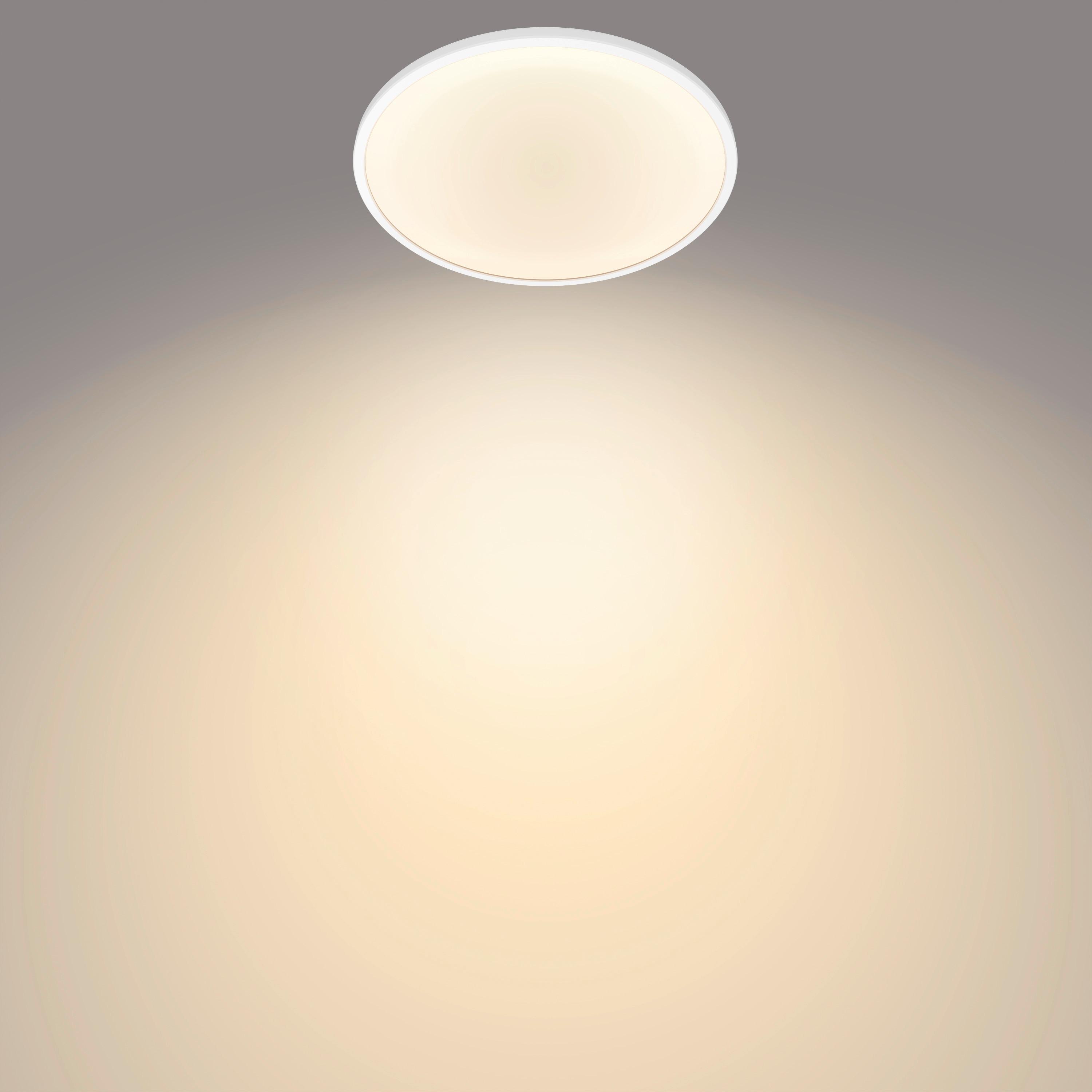 LAMPA SUFITOWA 68101200 SUPERSLIM PHILLIPS - biały, Konventionell, tworzywo sztuczne (25/2,3/25cm) - Philips