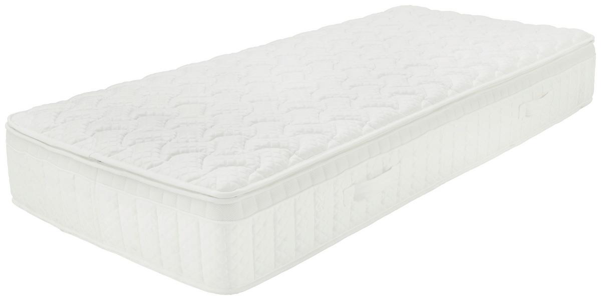 Taschenfederkernmatratze Visco Secret H4 ca. 200x200cm - Weiß, Textil (200/200cm) - Premium Living