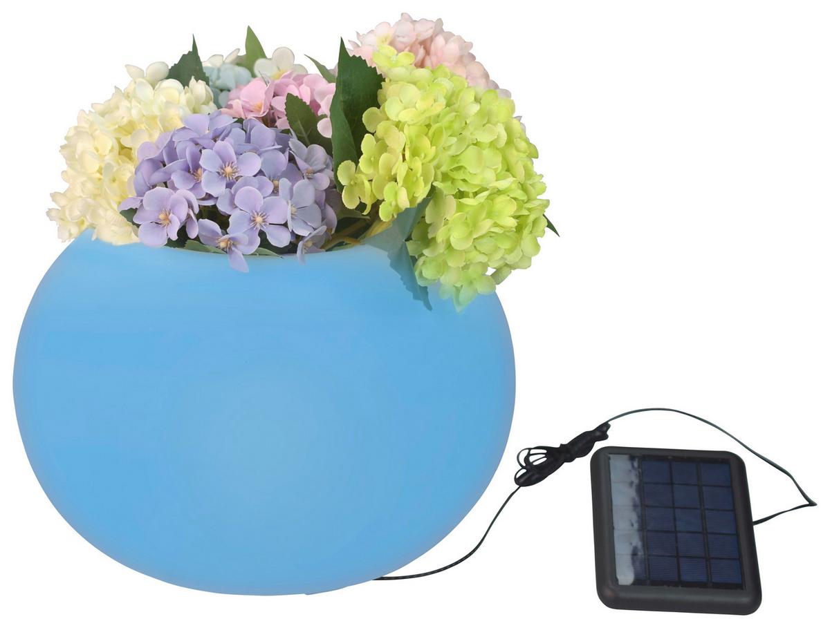 Solarleuchte Vase Weiß max. 2 Watt - Weiß, KONVENTIONELL, Kunststoff (25/20cm) - Modern Living