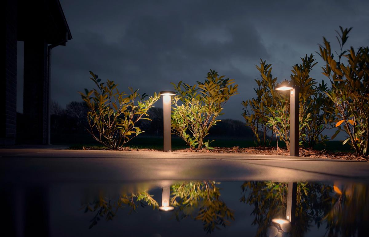 Solarleuchte Rica Round Garden Schwarz max. 5 Watt - Schwarz, Basics, Kunststoff (15/15/60cm) - Nordlux