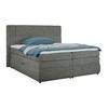 Boxspring Krevet Palace - antracit, Konvencionalno, tekstil/plastika (160/200cm) - Premium Living
