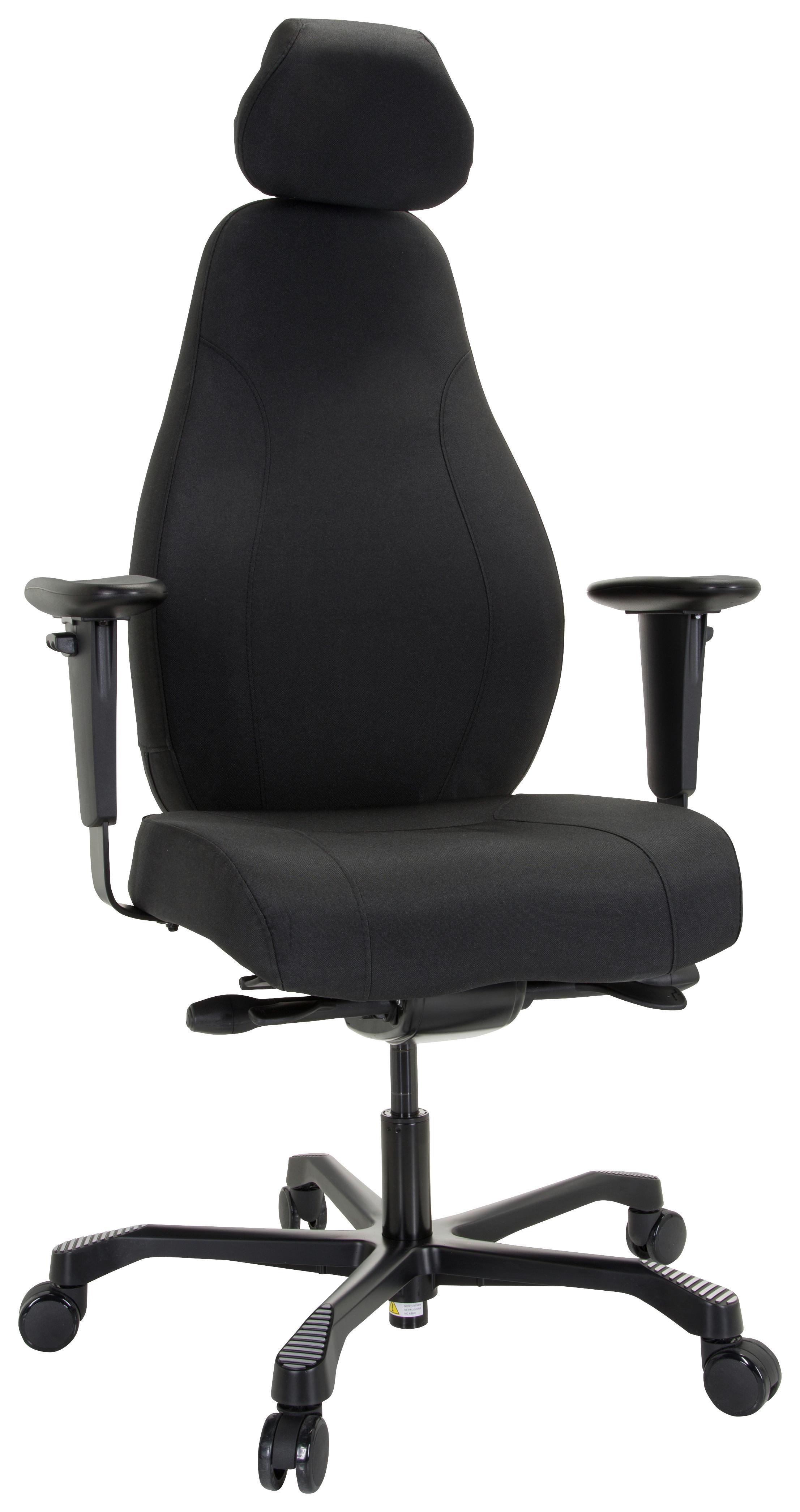 Pisarniški Stol Resistio Xxl, Črna - črna, Moderno, kovina/umetna masa (72/121/60cm) - MID.YOU