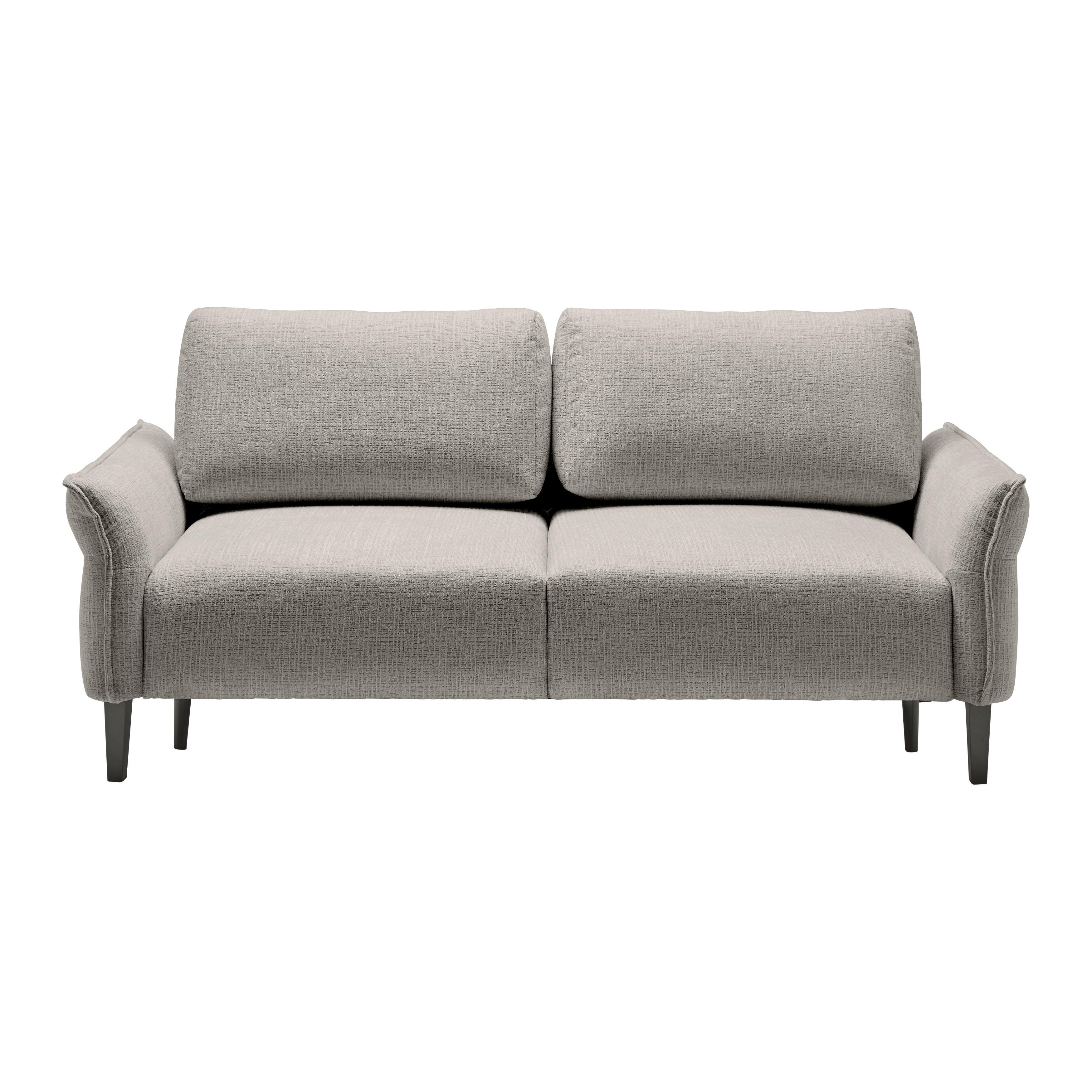 CANAPEA CU 3 LOCURI CUSTOM - gri închis/crem, Modern, textil (183/85/92cm) - Mömax