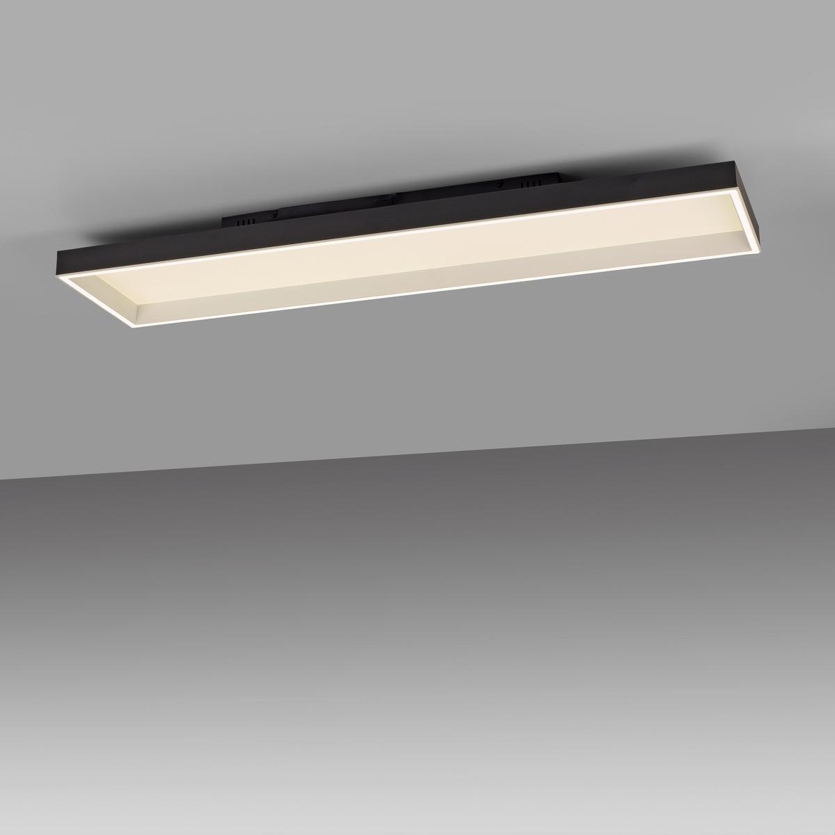 LAMPA SUFITOWA LED 6317-18 Q-MAGONG - czarny, Basics, tworzywo sztuczne/metal (120/30/8.4cm) - Paul Neuhaus