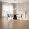 UITSCHUIFBARE TAFEL ENNIO - Zwart, Modern, Houtcomposiet/Hout (120-200/120/76cm) - Bessagi Home