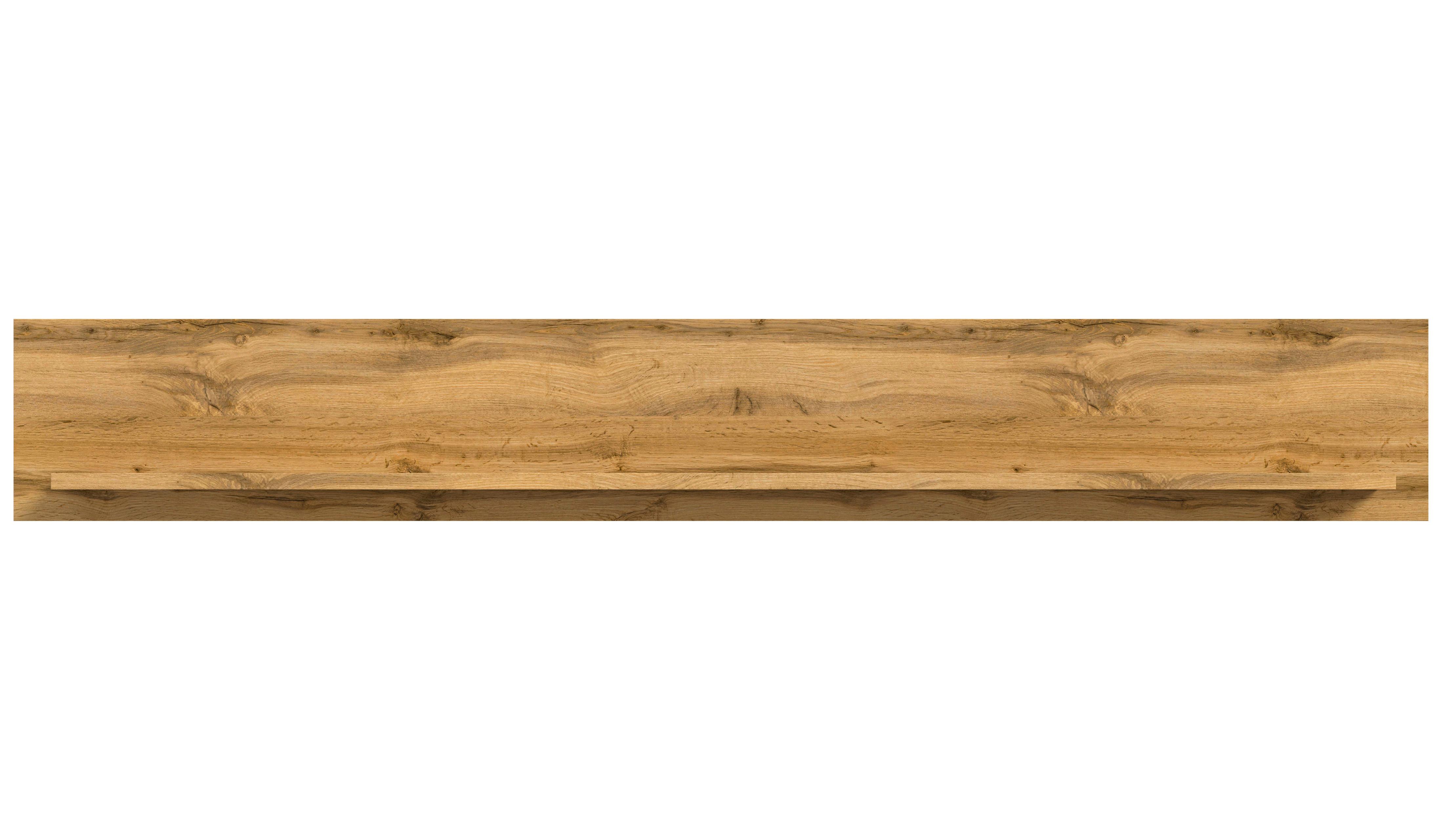 Zidna Polica Jam - hrast Wotan, Design, drvni materijal (140/20/15cm) - Modern Living