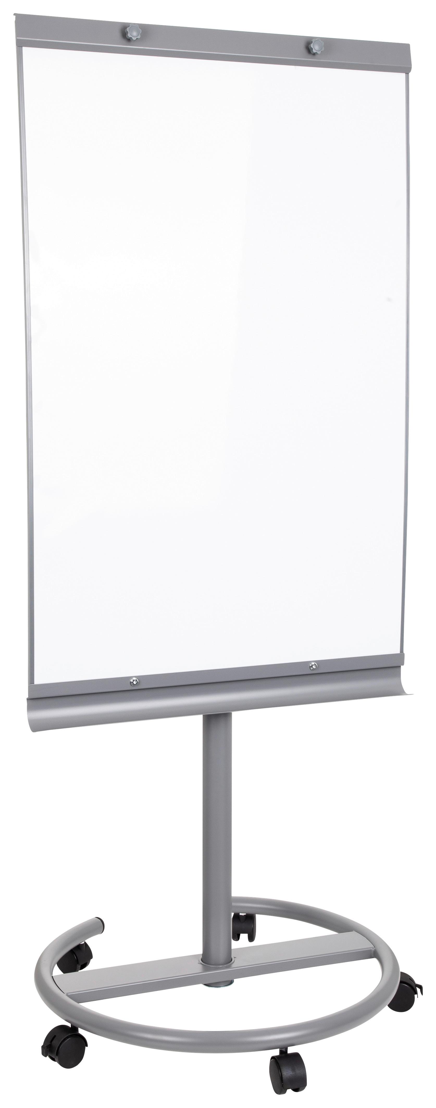 Bela Tabla Multiboard, Srebrna - srebrne barve/bela, Basics, kovina/umetna masa (65,5/133-190/60cm) - MID.YOU