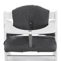 WKŁADKA DO WYSOKIEGO KRZESŁA 667033 - szary, Basics, tkanina (44/24cm) - Hauck