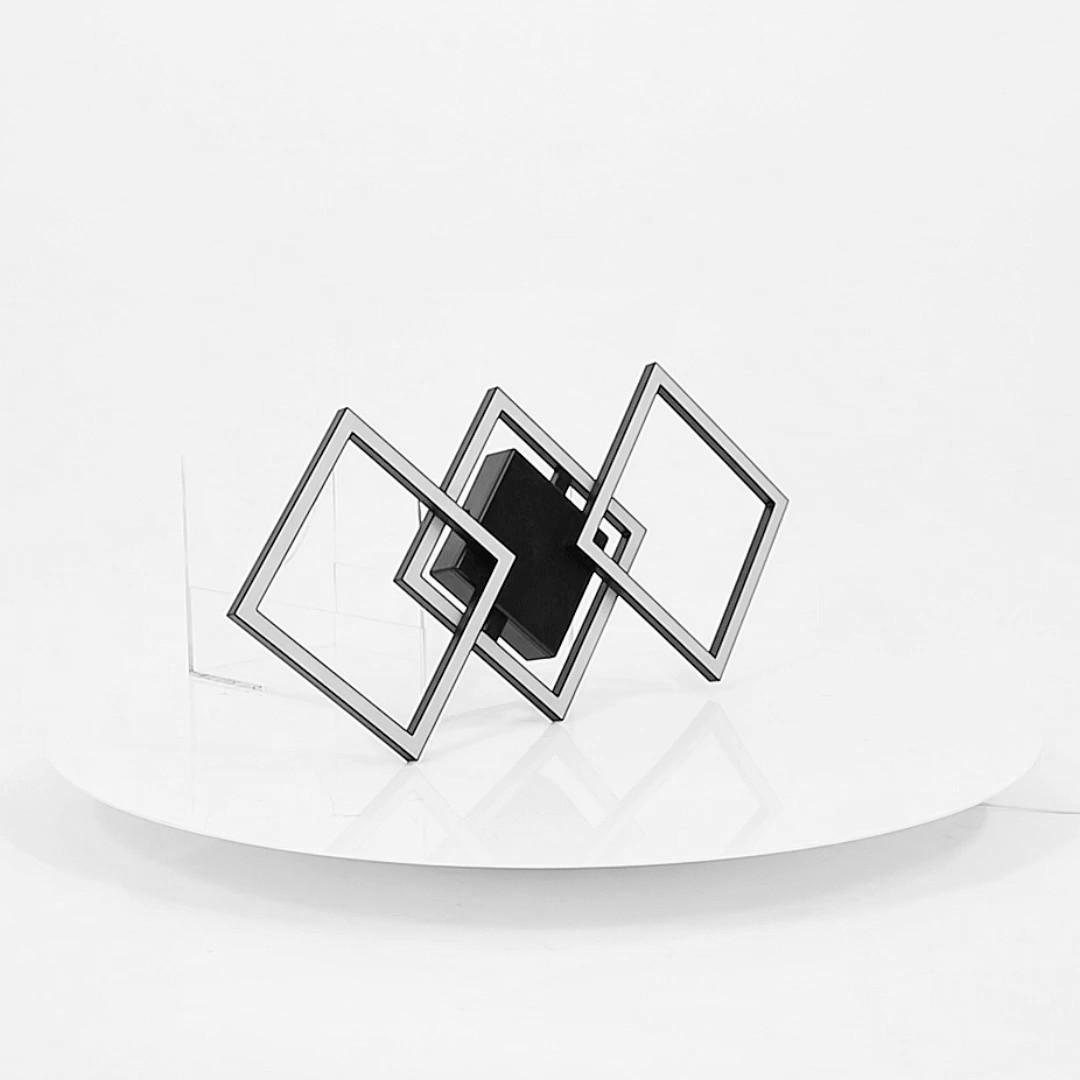 LED-TAKLAMPA RAUTA - svart, Modern, plast (63/27,5/4,5cm) - Mömax