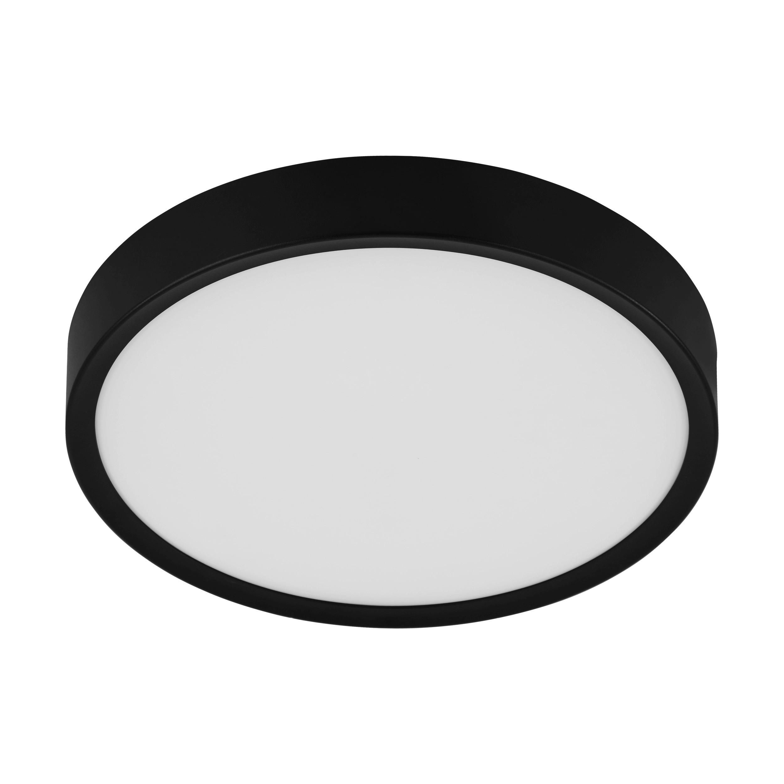 Led-wandleuchte Giglio D: 34cm Schwarz/weiss - Weiss/Schwarz, Basics, Kunststoff/Metall (34/6cm) - Eglo