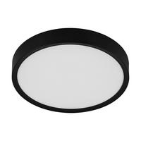 Led-wandleuchte Giglio D: 34cm Schwarz/weiss - Weiss/Schwarz, Basics, Kunststoff/Metall (34/6cm) - Eglo